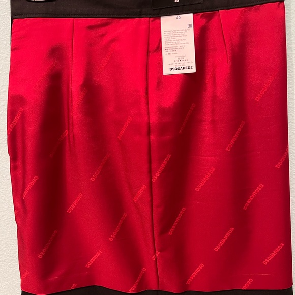 Dsquared2 Wool Pencil Skirt - Picture 4 of 14